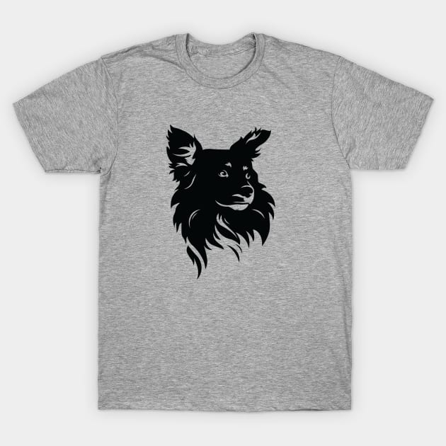 Dog Outline T-Shirt by sportartbubble